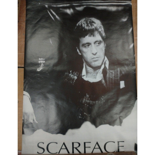 436 - Two large SCARFACE posters 150 x 100cm approx and one other#436