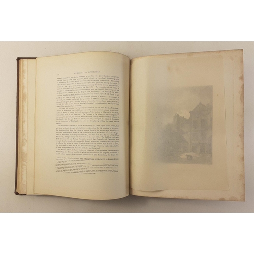 472 - MEMORIALS OF EDINBURGH IN THE OLDEN TIME by Daniel Wilson published at the Ballantyne Press 1872 for... 