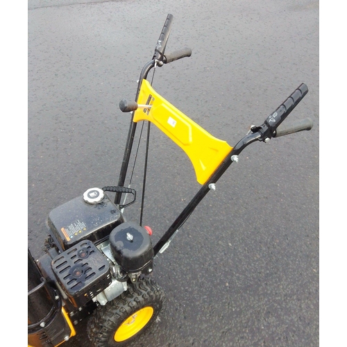 582 - A ZONGSHEN 142332 petrol snow plough in little-used excellent condition#582