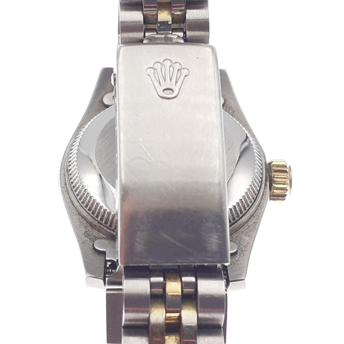 89 - UMM - A ladies ROLEX Oyster Perpetual datejust.  20mm dial,#89