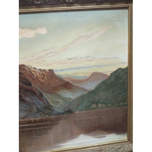 521 - An unsigned oil on canvas of a country scene attributed to CLARENCE HENRY ROE (1859-1909) frame size... 