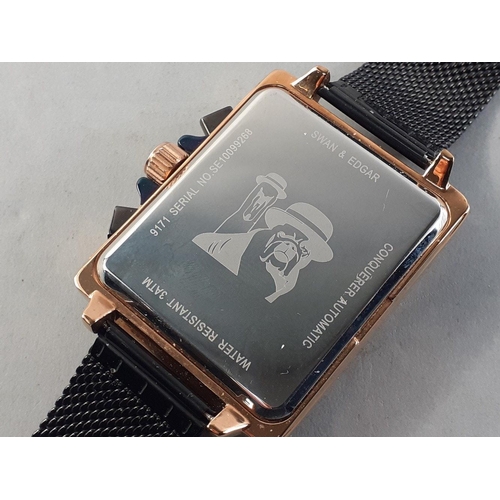 264 - Gents automatic watch SWAN & EDGAR London. Conqueror Automatic 9171.  A large and impressive pie... 