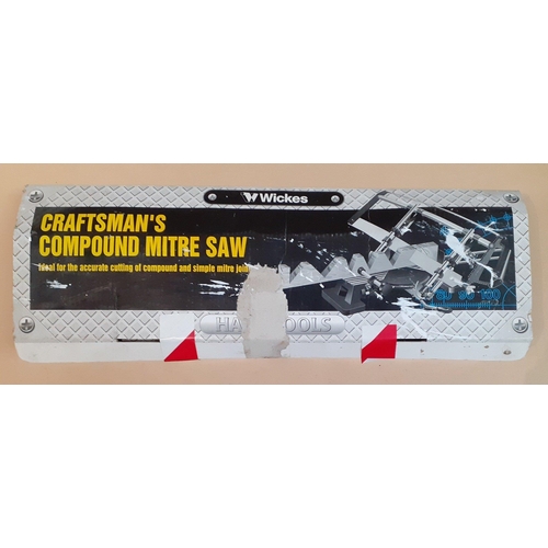 139 - A boxed WICKES craftman's compound mitre saw#185