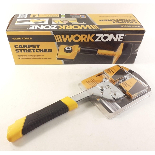 145 - A carpet layer's brand new stretcher and a hammer tacker from Aldi's#191