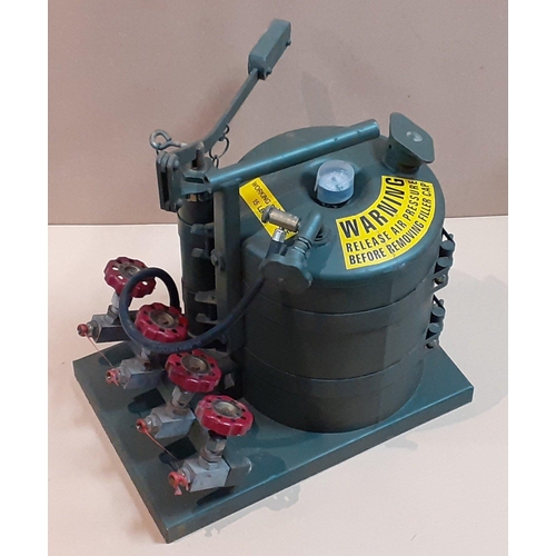148 - Here's a quirky one!  A military style green pressurised pump for running multiple cooking stoves.  ... 