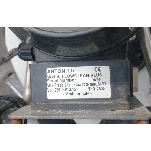 156 - ANTON FLOWCLEAN PLUS 0.45 horsepower mobile sprayer#202