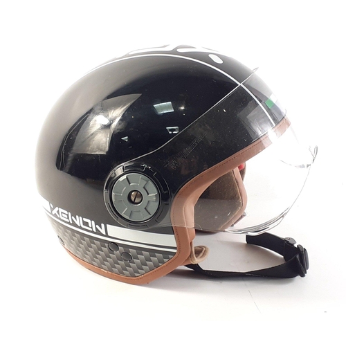 159 - DASHING! - A XENON XL61 motorcycle helmet in good condition with visor#205