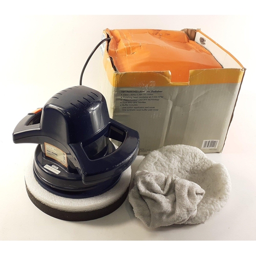 162 - A boxed twin handled RAC car polisher.  With use#208