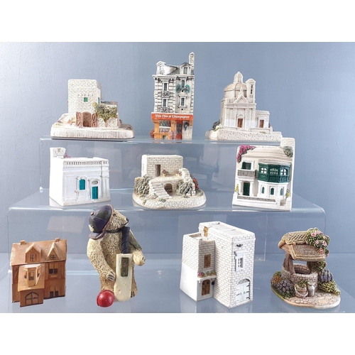 165 - A collection of LILLIPUT LANE style houses to include a Maltese House collection, The Street Sliema ... 