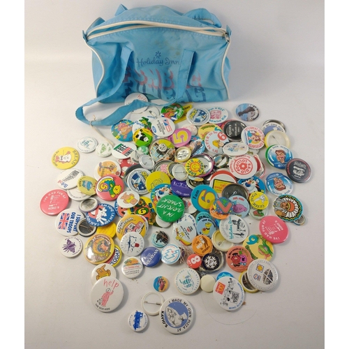 166 - A large collection of pin badges#212