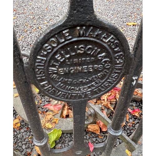186 - IDEAL GARDEN BAR - ORIGINAL SALVAGED HAMPDEN TURNSTILE - one of a pair - rescued from demolition wor... 
