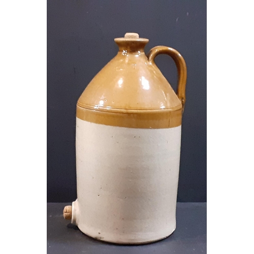 218A - Stoneware flagon standing 44cm tall and 20cm wide approx with Grays & Sons Portobello stamp. A g... 
