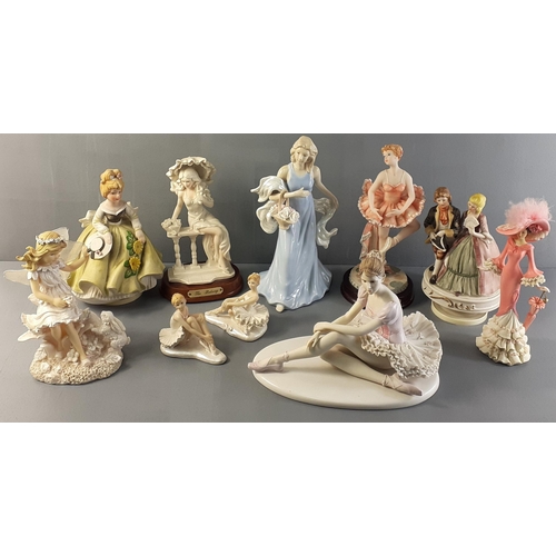222 - A good selection of figurines some musical#270