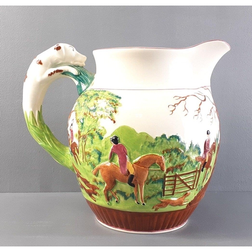 231 - A WEDGWOOD Dye Ken John Peel hunting jug standing approx 19cm high.#279