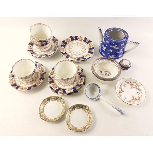 241 - Small handy ceramic lot comprising Royal Albion cups, saucers and side plates, trinket dishes etc.#2... 
