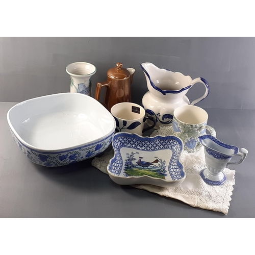 243B - Good selection of stoneware and ceramics to include Buchanware, Highland stoneware, SPODE, Dartingto... 