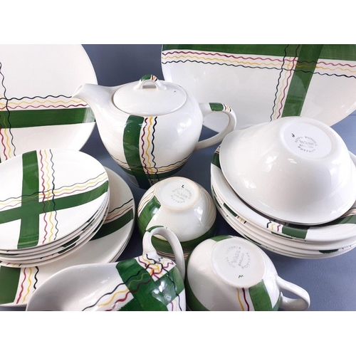 245 - ROYAL VICTORIA WADE pottery part set including a  large serving dish 22 pcs in total#295