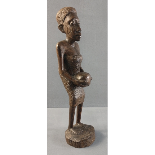 298 - TRIBAL ART African figure ornament - height 22cm approx#349