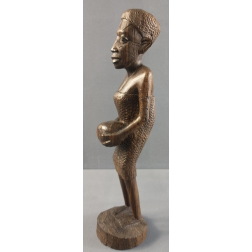 298 - TRIBAL ART African figure ornament - height 22cm approx#349