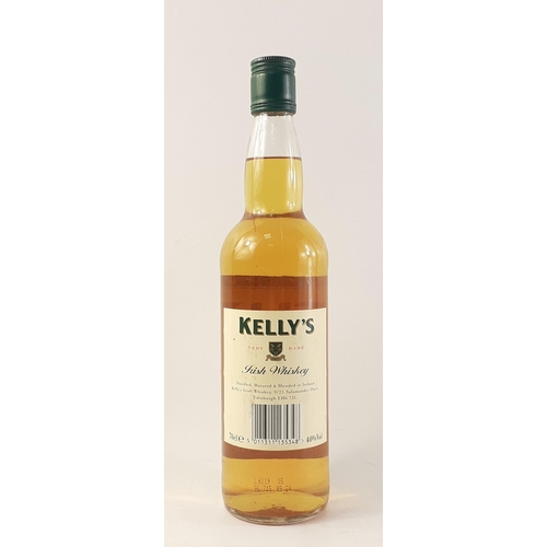 13 - KELLY'S Very Rare Irish Whiskey 70cl bottle.#13