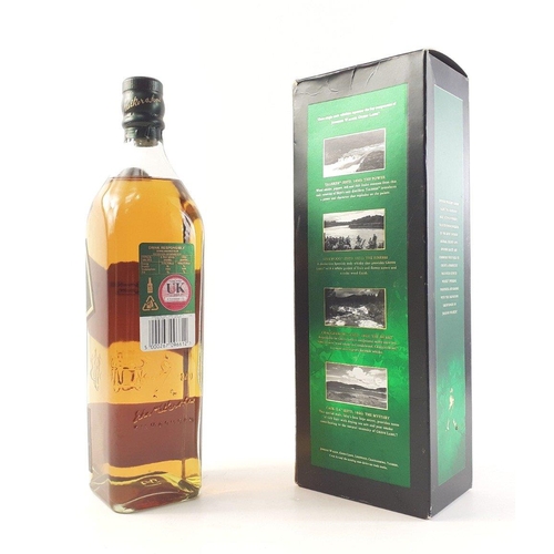 18 - Boxed Johnny Walker GREEN LABEL 15 year Malt . 70cl sealed.#18