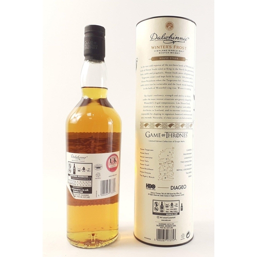 39 - DALWHINNIE Winter's frost - Game of Thrones Limited Edition - House Stark Winter is Coming - single ... 