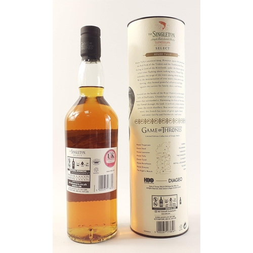 43 - THE SINGLETON GLENDULLAN Select - Game of Thrones Limited Edition - House Tully Family, Duty, Honour... 