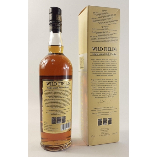 50 - WILD FIELDS Original Single Grain Polish whisky. 700ml bottle in box.#50