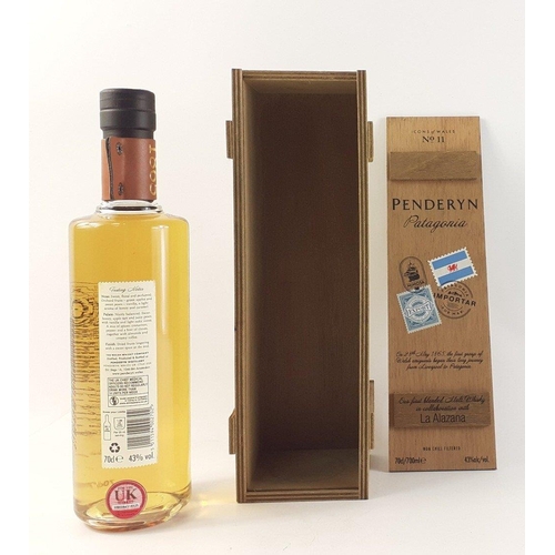 62 - PENDERYN Icons of Wales No. 11 PATAGONIA. Single Malt Welsh Whisky.  70cl in box.#62