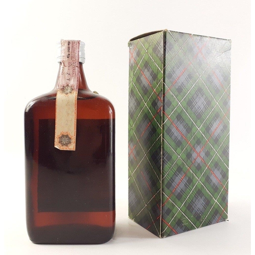 85 - BLACK JACK Over 5 Years Old Finest Scotch Whisky. Vintage bottle in Tartan box. 75cl bottle#85