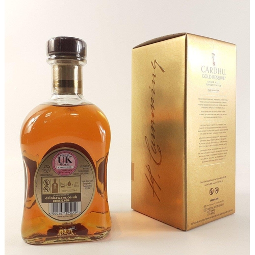 89 - A boxed 70cl bottle of CARDHU Gold Reserve single malt Scotch whisky, cask selection#89
