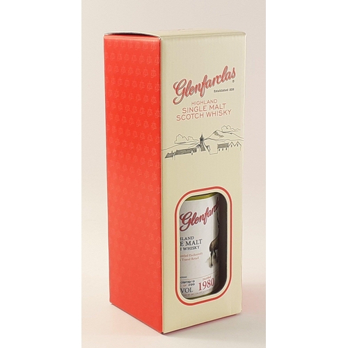 94 - RARE GLENFARCLAS 1980 single malt whisky 700ml - 46.3% volume - selected and bottled exclusively for... 