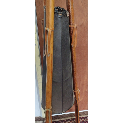 175 - STATEMENT PIECE - AN UNUSUAL palm wood teepee-style electric floor lamp -  very stylish - dimension ... 