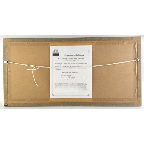 274 - A limited edition print (109/500) artist signed in pencil by IAN FRASER, titled Kebble College Oxfor... 