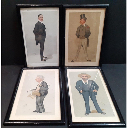 306 - Six VANITY FAIR SPY cartoon prints to include 'Fighting Ulster' 1893, 'Battersea' 1892, 'Great  Nort... 