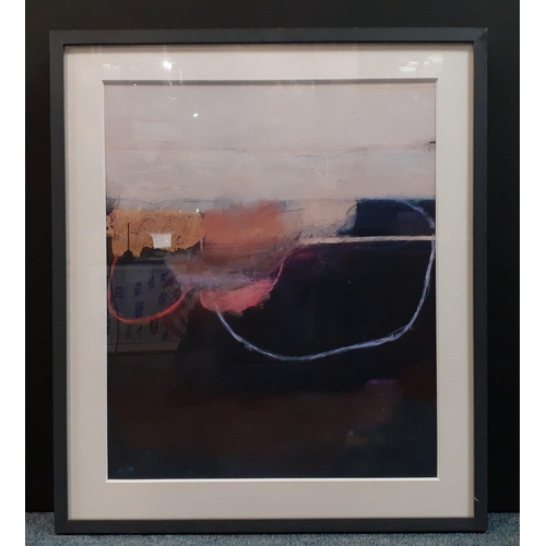 259 - Title ABOVE & BELOW by ELE PACK quality abstract print in a handmade frame with mount - as new c... 