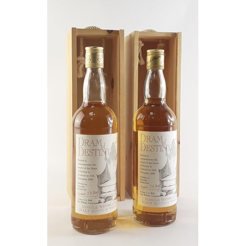 106 - Two cased 70cl bottles of DRUMGUISH  Arthur J Bell Single Highland Malt Scotch Whisky. Bottled to co... 