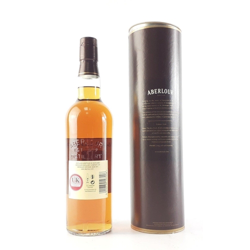 114 - A 70cl bottle of ABERLOUR Speyside 10 year old single Scotch whisky, in original tube.#117