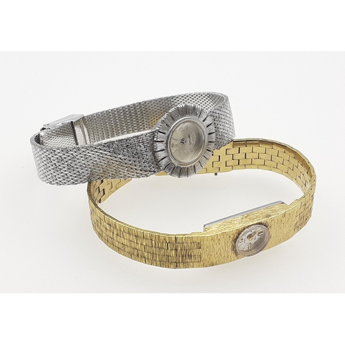 82 - Two pretty ladies cocktail watches. A SMITHS and an ACCURIST.  Batteries required,#84