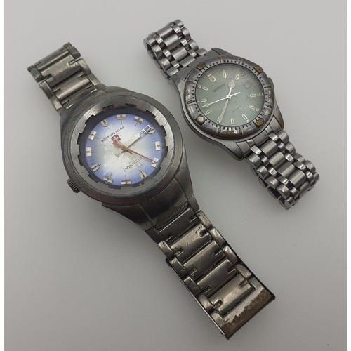 84 - A SEKONDA and a FAHRENHEIT watch, neither running.#86