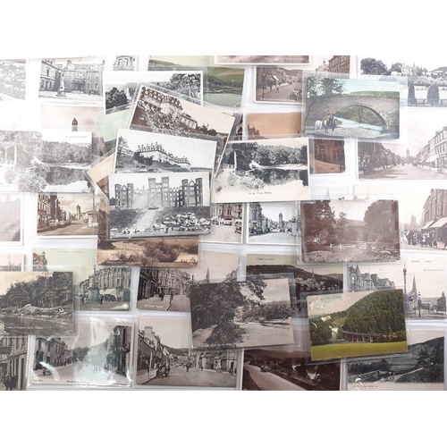 89 - PEEBLES INTEREST! 
A collection of over 50 antique original postcards all with a PEEBLES theme.  Inc... 