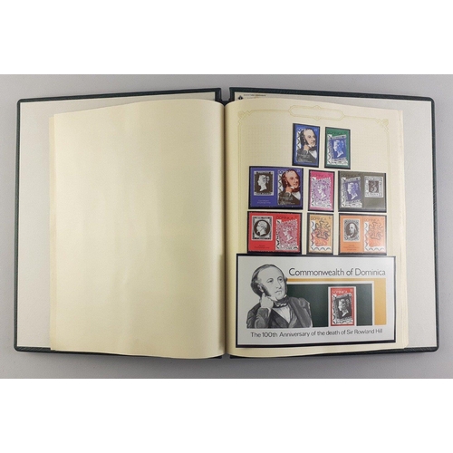 95 - A stamp album with a 1979 Rowland Hill Centenary Collection issued by numerous Commonwealth countrie... 