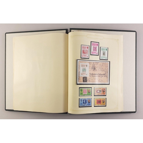 95 - A stamp album with a 1979 Rowland Hill Centenary Collection issued by numerous Commonwealth countrie... 