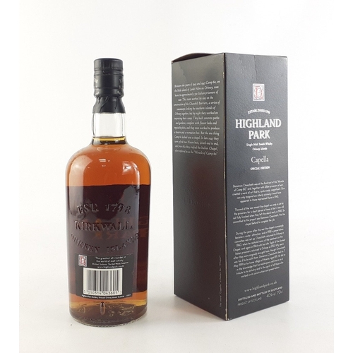 149 - HIGHLAND PARK CAPELLA SPECIAL EDITION single malt Scotch whisky - 40% volume - 70cl - all in good co... 