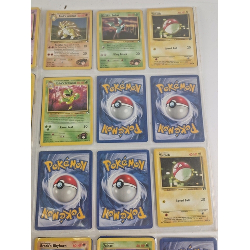 122B - POKEMON CARDS COLLECTION 110 qty approx from a personal collection - most pockets have doubles or mo... 