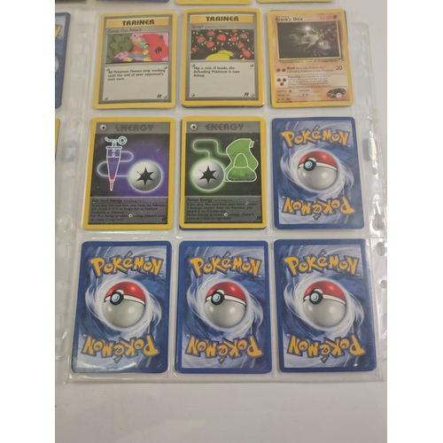 122B - POKEMON CARDS COLLECTION 110 qty approx from a personal collection - most pockets have doubles or mo... 
