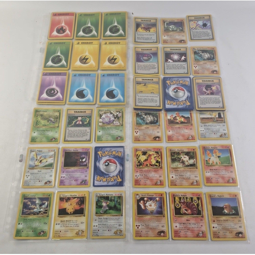 122D - POKEMON CARDS COLLECTION 137qty approx from a personal collection - some pockets have doubles or mor... 