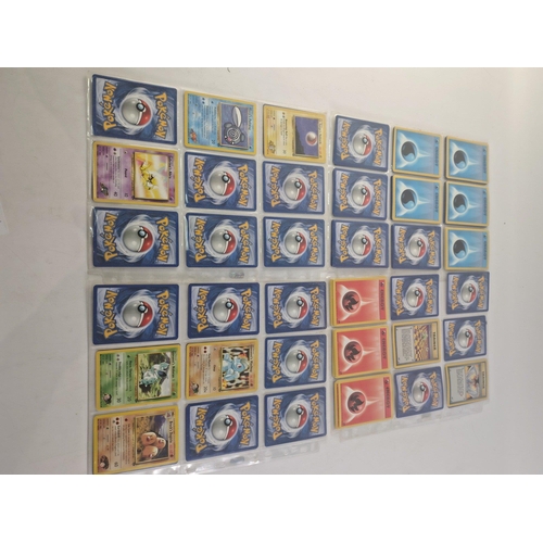 122D - POKEMON CARDS COLLECTION 137qty approx from a personal collection - some pockets have doubles or mor... 