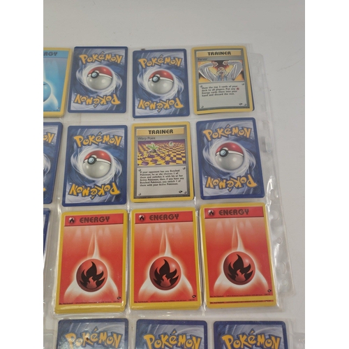 122D - POKEMON CARDS COLLECTION 137qty approx from a personal collection - some pockets have doubles or mor... 
