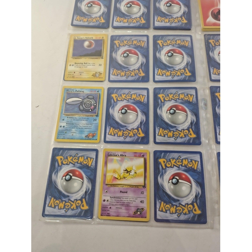 122D - POKEMON CARDS COLLECTION 137qty approx from a personal collection - some pockets have doubles or mor... 
